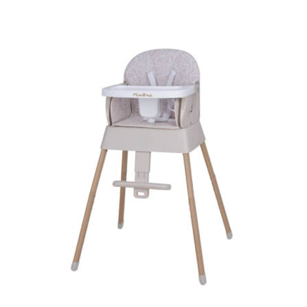 เก้าอี้ทานข้าว 5IN1 HIGH CHAIR MINANA สีเบจ_0